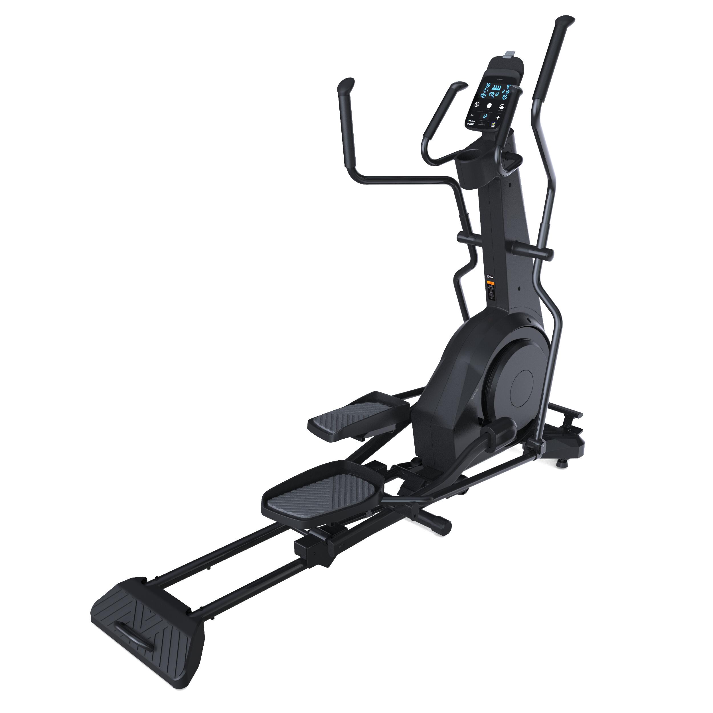 DOMYOS Front Wheel Folding Connected Self-Powered Cross Trainer Challenge Elliptical