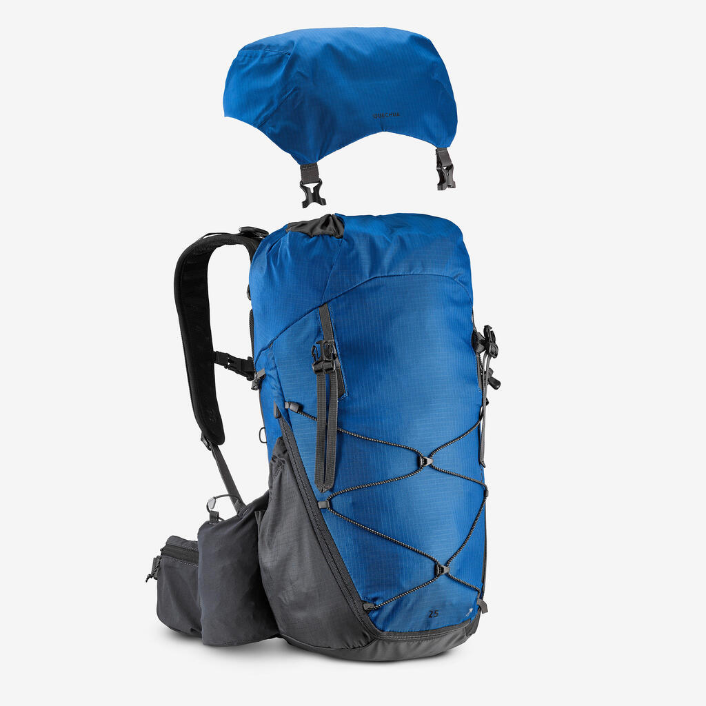 25 L comfortable and light mountain hiking backpack MH900 - Grey
