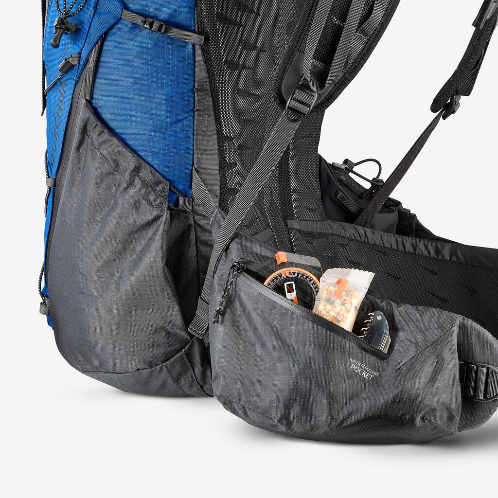25 L comfortable and light mountain hiking backpack MH900 - Grey