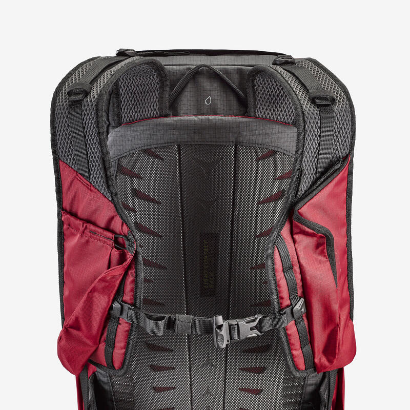 Sac à dos Rolltop de randonnée montagne 22L - MH500 Light rouge