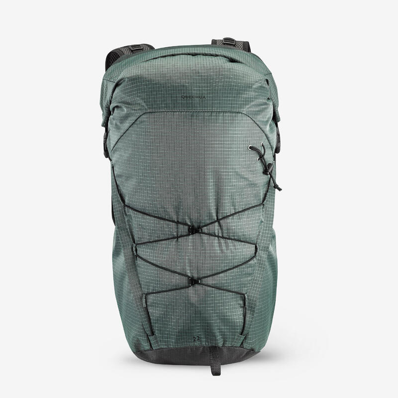 Rucsac Drumeție la Munte Rolltop MH500 LIGHT 22L Verde