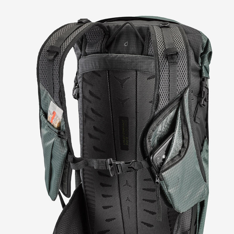 Rucsac Drumeție la Munte Rolltop MH500 LIGHT 22L Verde