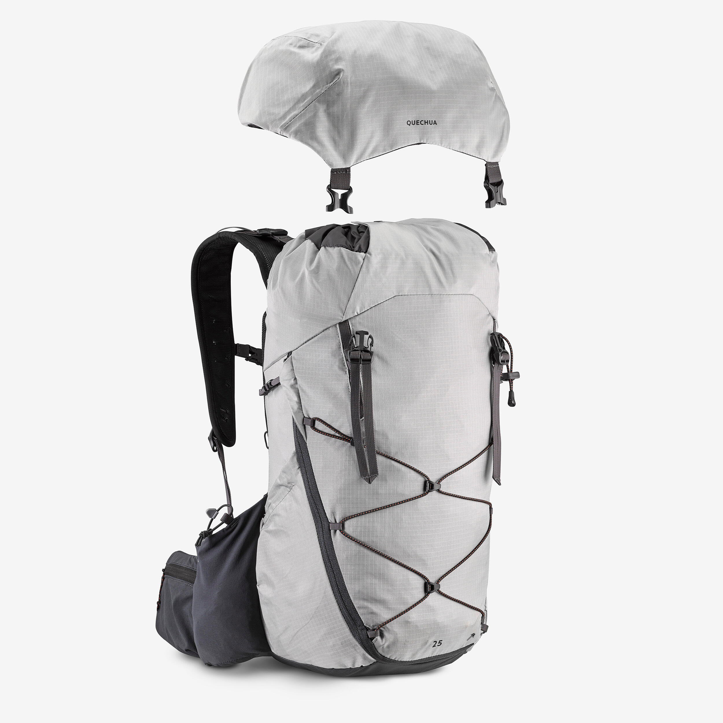 QUECHUA Turistický batoh MH900 25 l sivý bez · záber 4