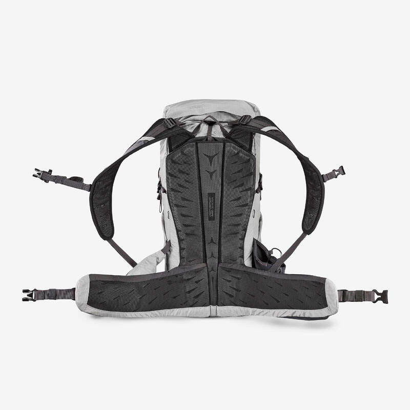 Sac à dos de randonnée montagne confortable et léger 25L, MH900 gris