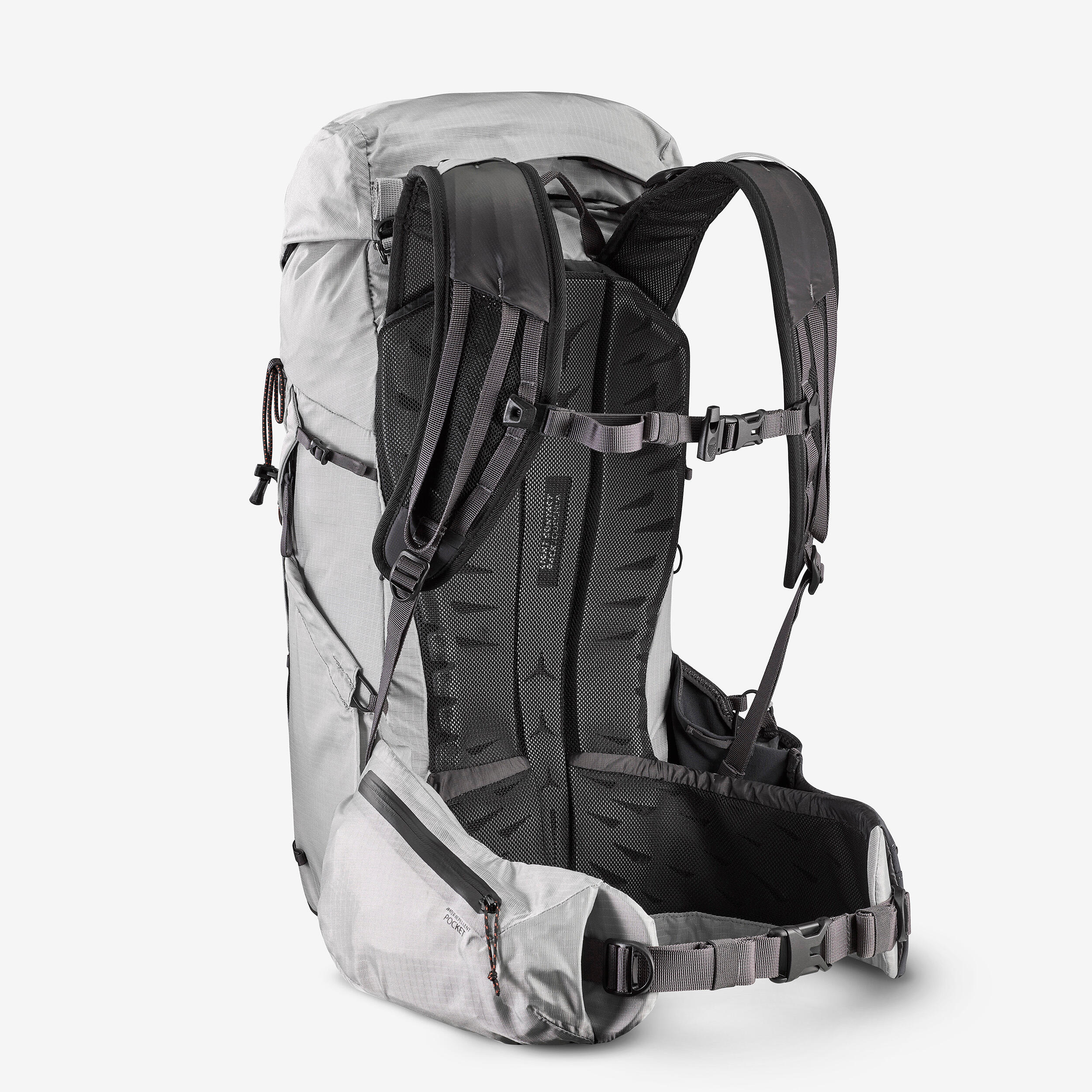 25 L comfortable and light mountain hiking backpack MH900 - Grey 2/21
