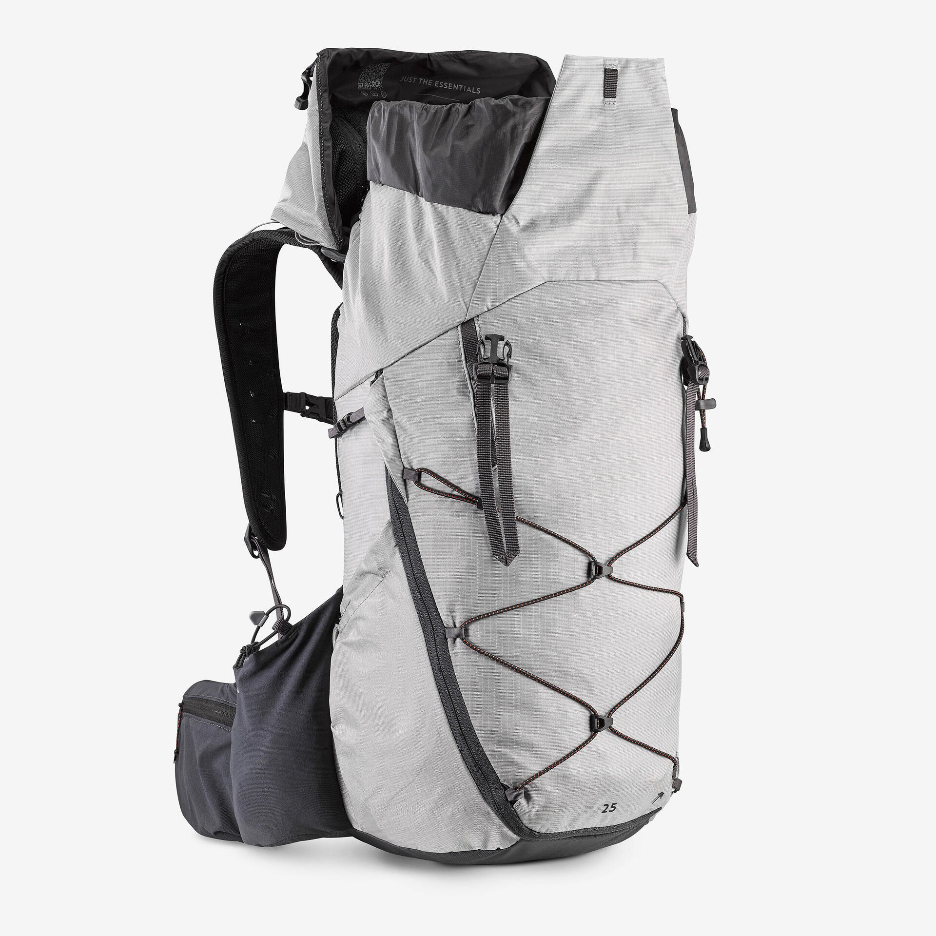 25L Lightweight Mountain Hiking Backpack - MH900 - Grey