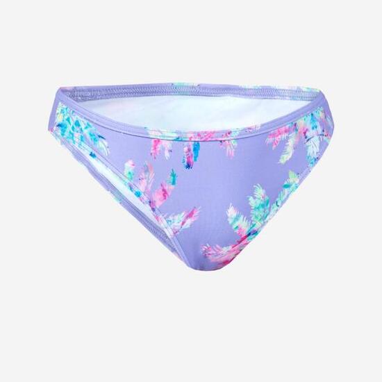 Bas de maillot de bain Fille - 100 Zeli palm violet