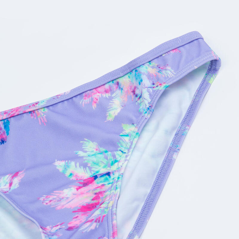 Cueca de bikini Menina - 100 Zeli palm violeta