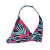 Bikini-Oberteil Mädchen Neckholder 100 Tami Tropical Party rosa