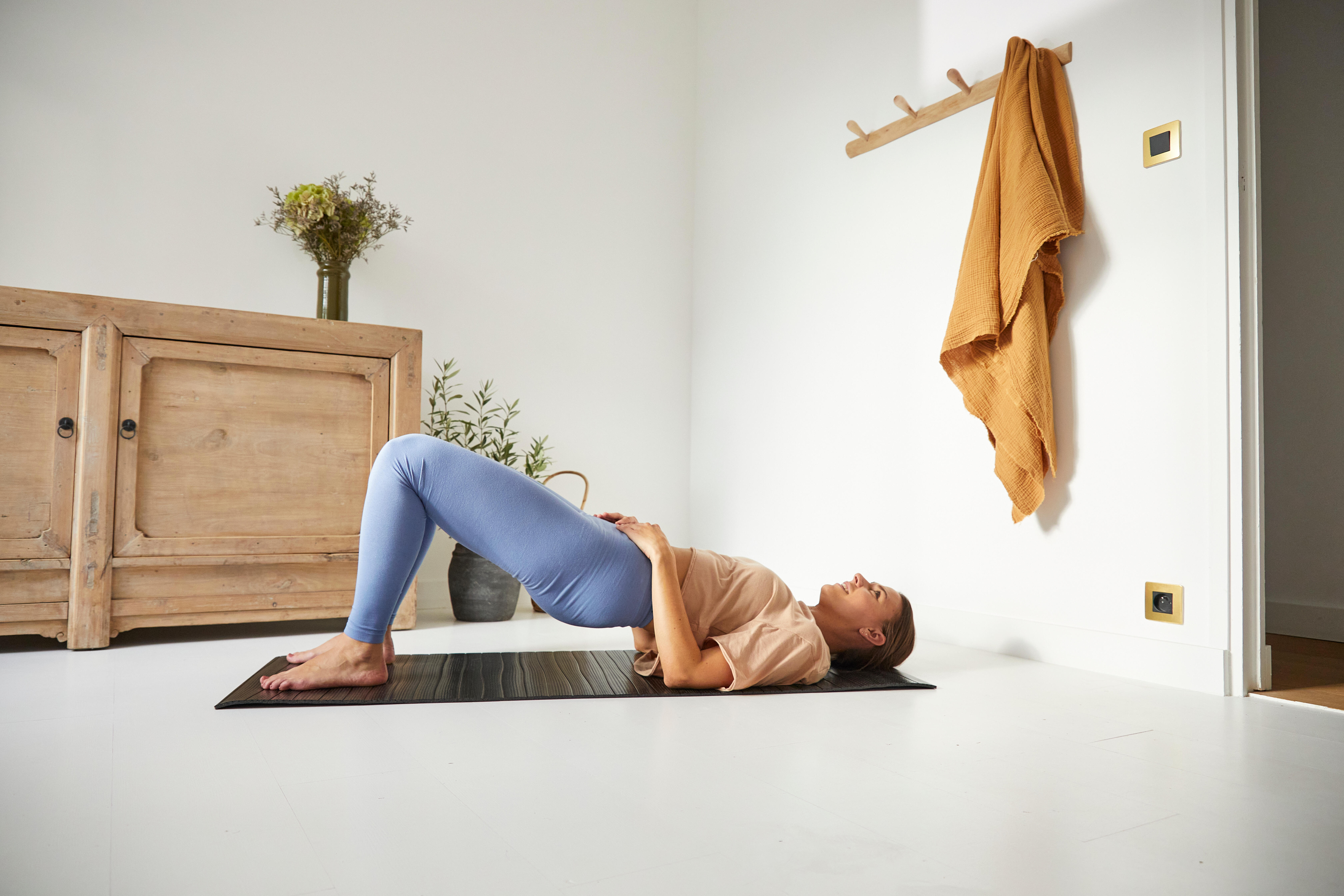 TAPIS FITNESS 100 140cm x 50cm x 7 mm - NOIR - DOMYOS