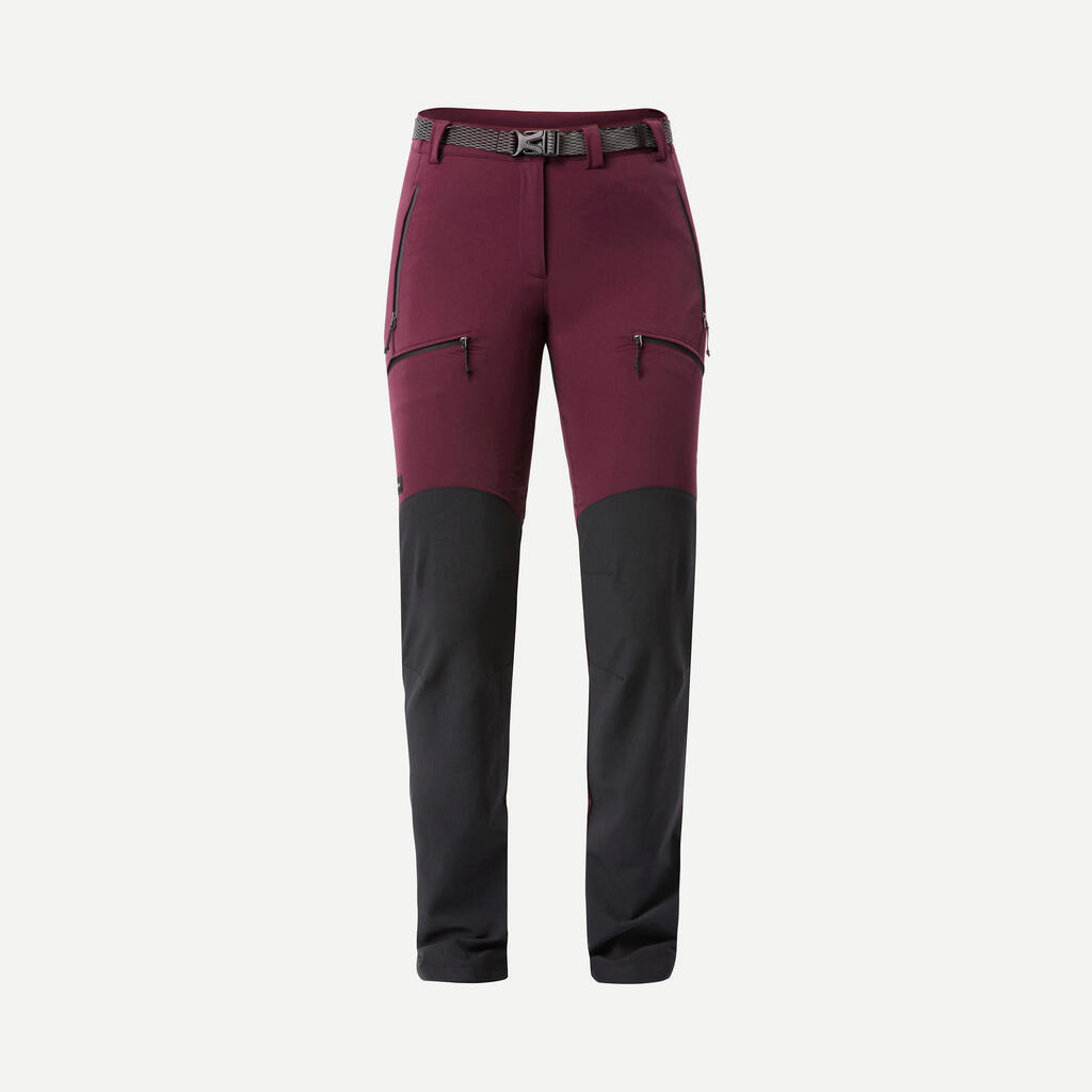 Pantalon de trek montagne déperlant Femme - MT900