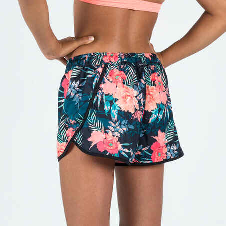 girls’ surf swim shorts - shiso black