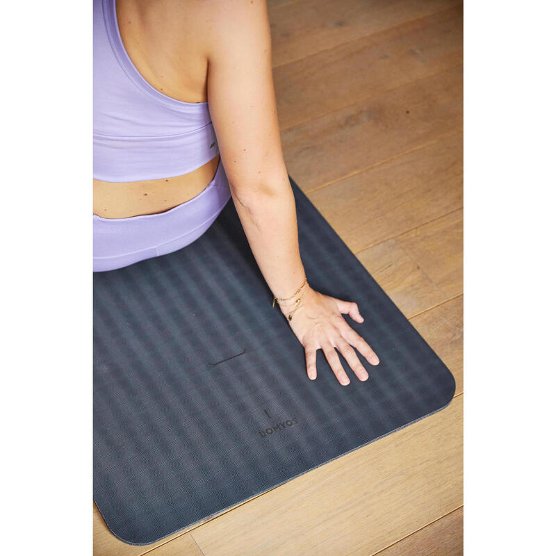 Saltea rezistentă de fitness cu grosimea de 10 mm Gri închis