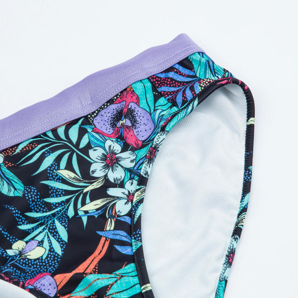 Girl's swimsuit bottoms - 900 Buddy purple turquoise