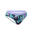 Bas de maillot de bain Fille - 900 Buddy violet turquoise