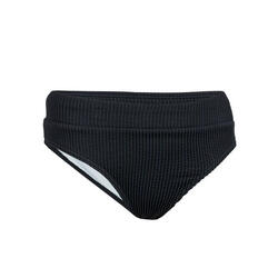 Bikinibroekje voor meisjes 500 gestructureerde stof Bao zwart