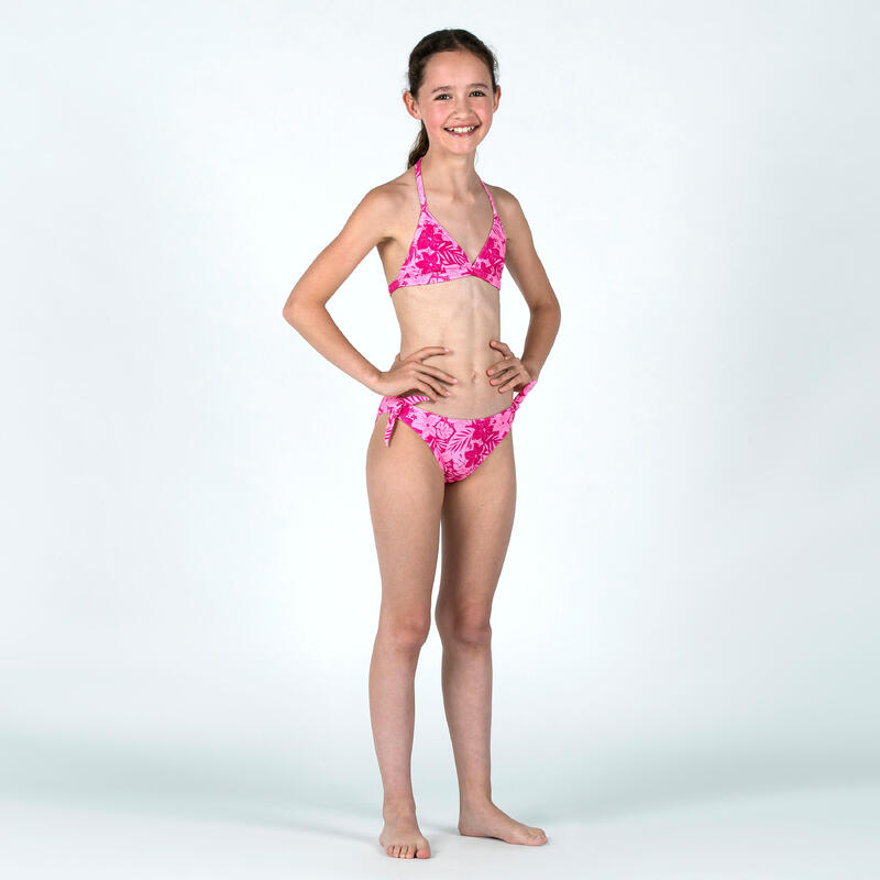 Bikini-Set Mädchen - 100 Tania Tropical rosa