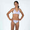 Bikini-Set Mädchen - 100 Tania Tropical violett/gelb