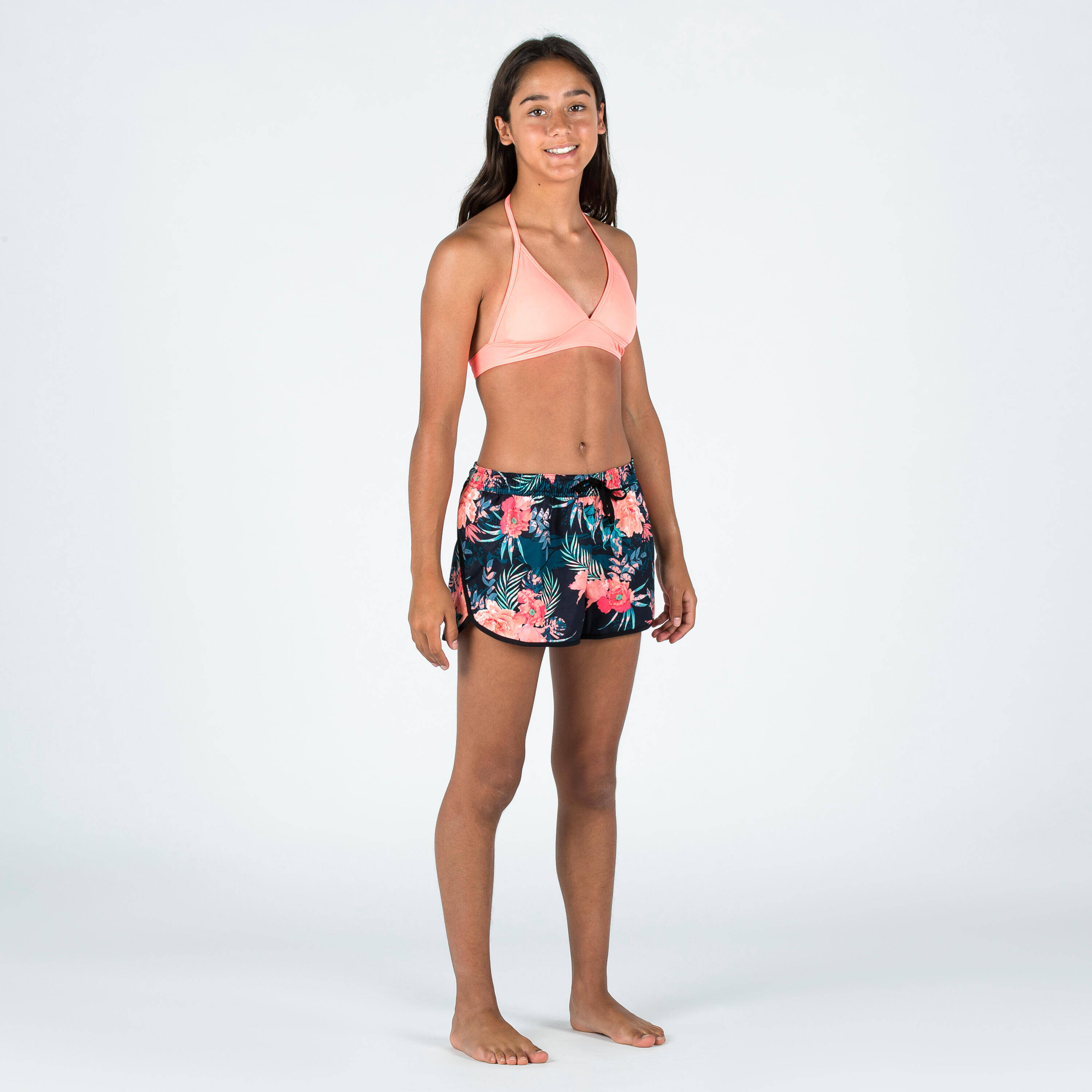 girls’ surf swim shorts - shiso black -  2