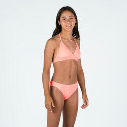 Top Bikini Niña 100 Coral Fular