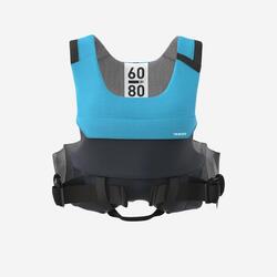 Gilet d'aide à la flottabilité ba 50 newtons voile club rouge et bleu