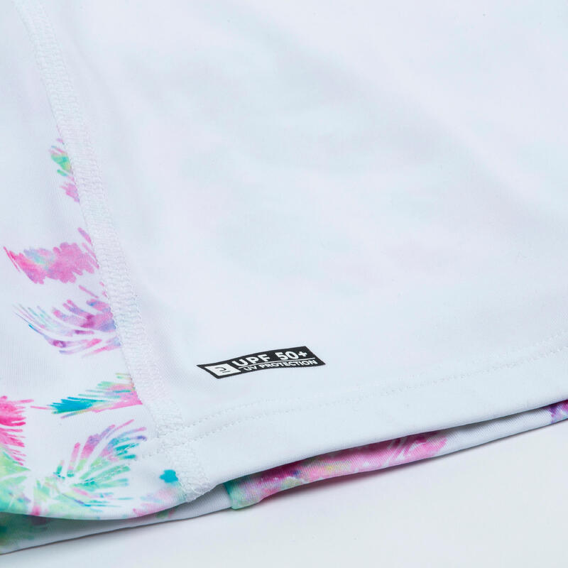 Tricou anti-UV 500 UPF50+, UV>95% Palm Alb Fete