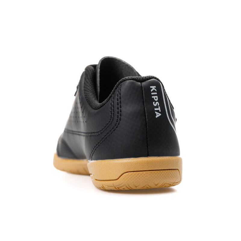 Scarpe futsal bambino 100 nero-caramello