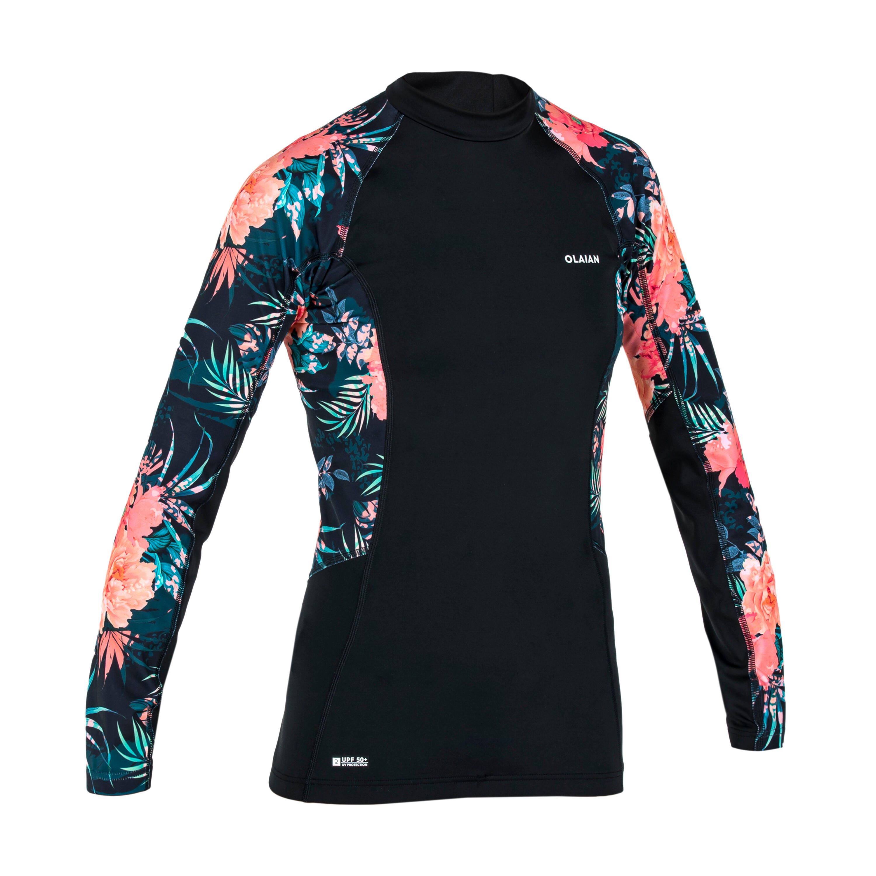 Maillot dermoprotecteur de surf à manches longues enfant, 500 - OLAIAN