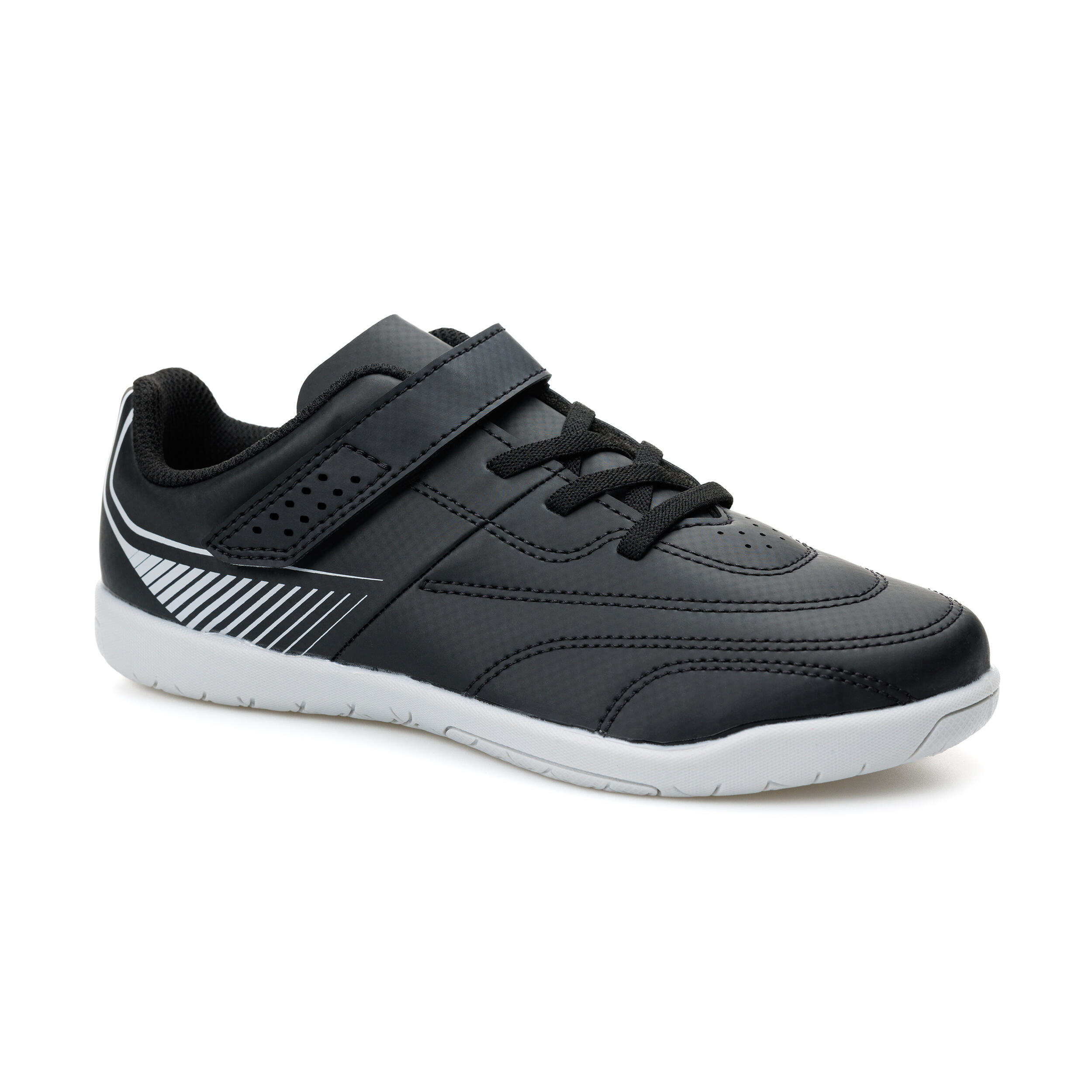 Chaussures de futsal enfant - Ginka 500 rouge/noir - Kipsta