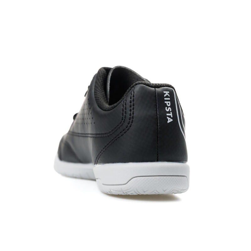 Scarpe futsal bambino 100 nero-grigio