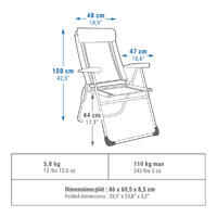 RECLINING SEAT - COMFORTABLE & FOLDING - CAMPING