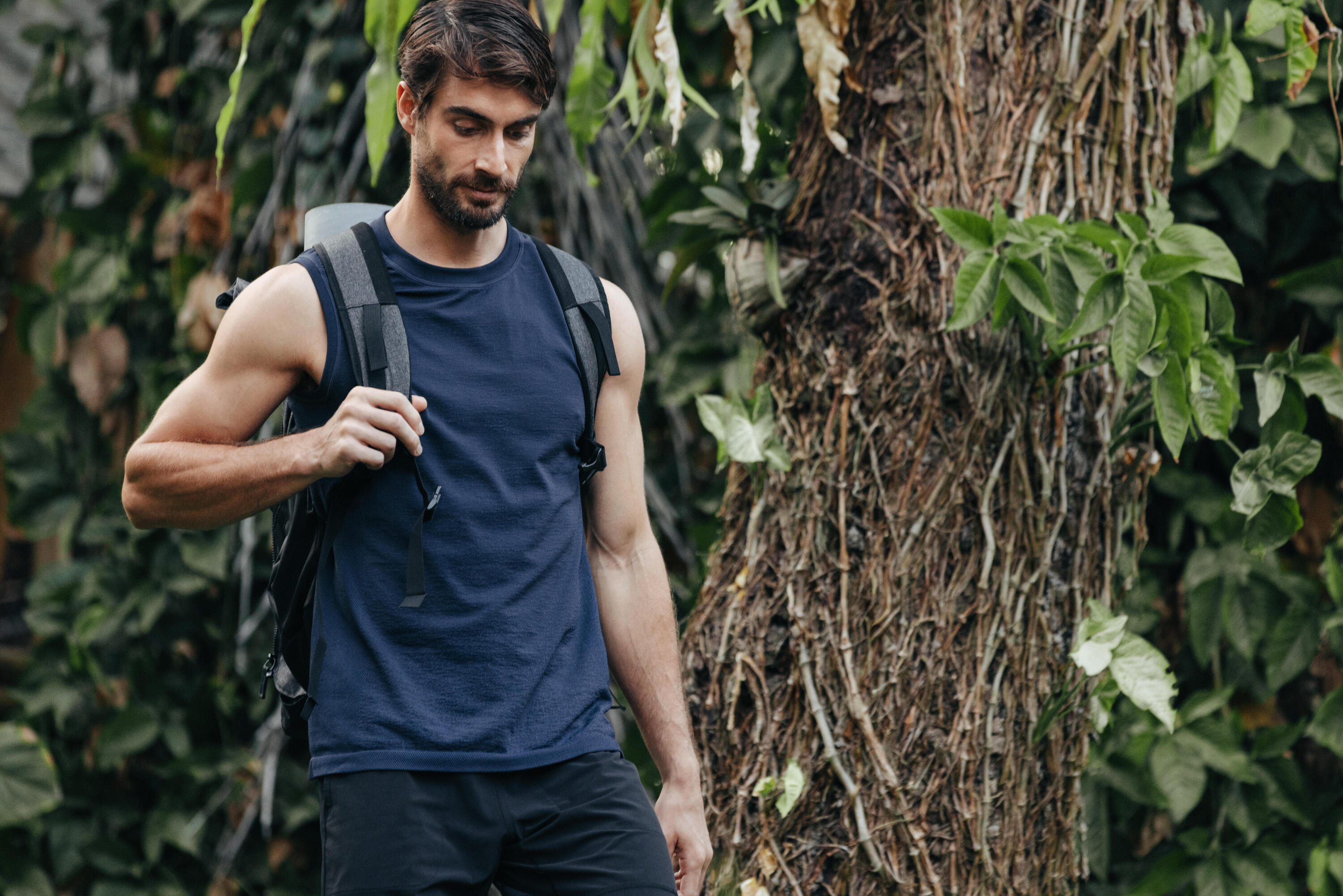 Mochila para Tapete de Yoga 35L, Preto 8/9