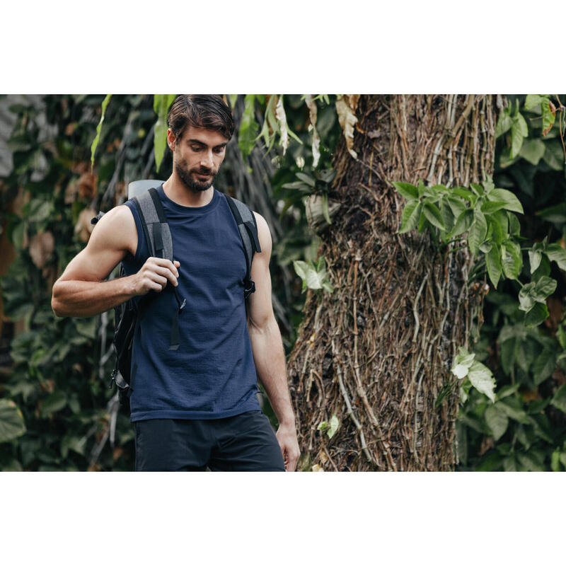 Rugzak voor yogamat 35 l zwart