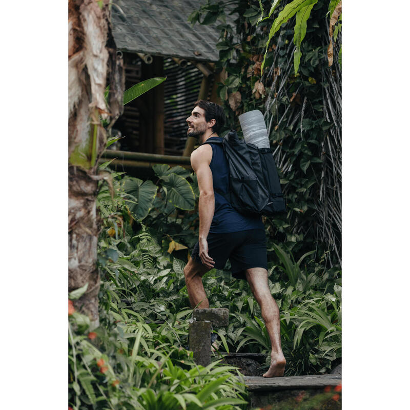 Rugzak voor yogamat 35 l zwart