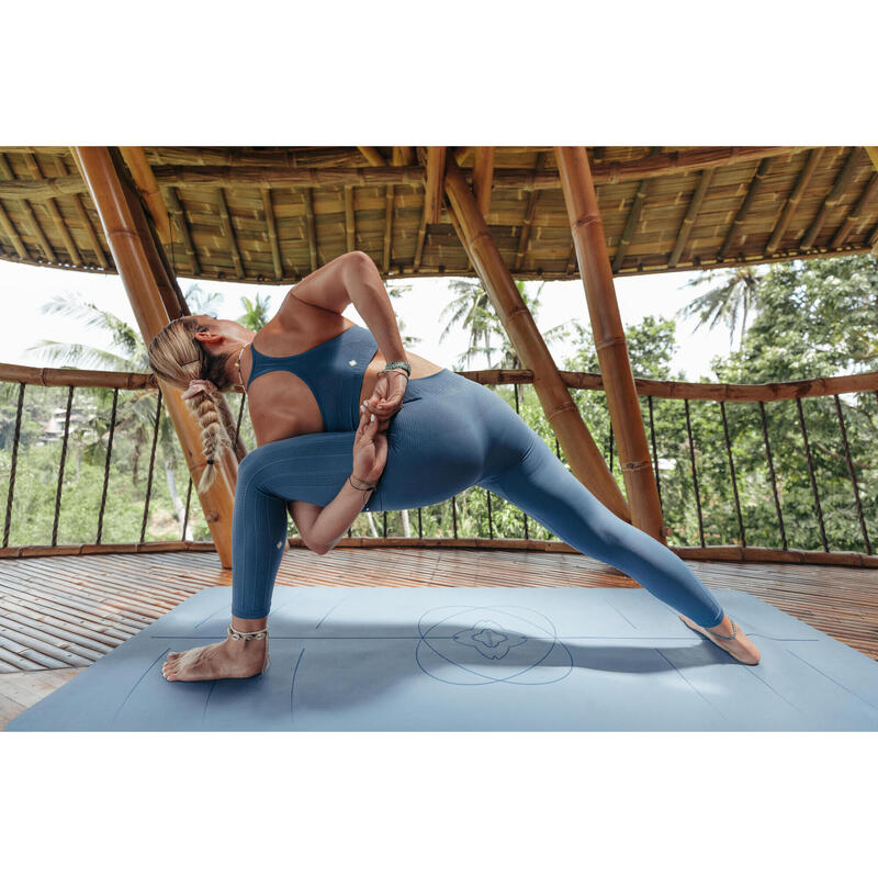 Bustier Yoga nahtlos - Premium blau 