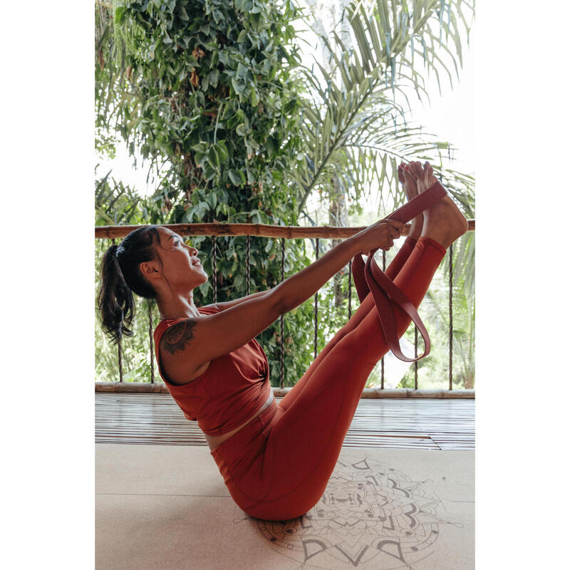 Yoga Kayışı - 2,5 M - Maun Rengi
