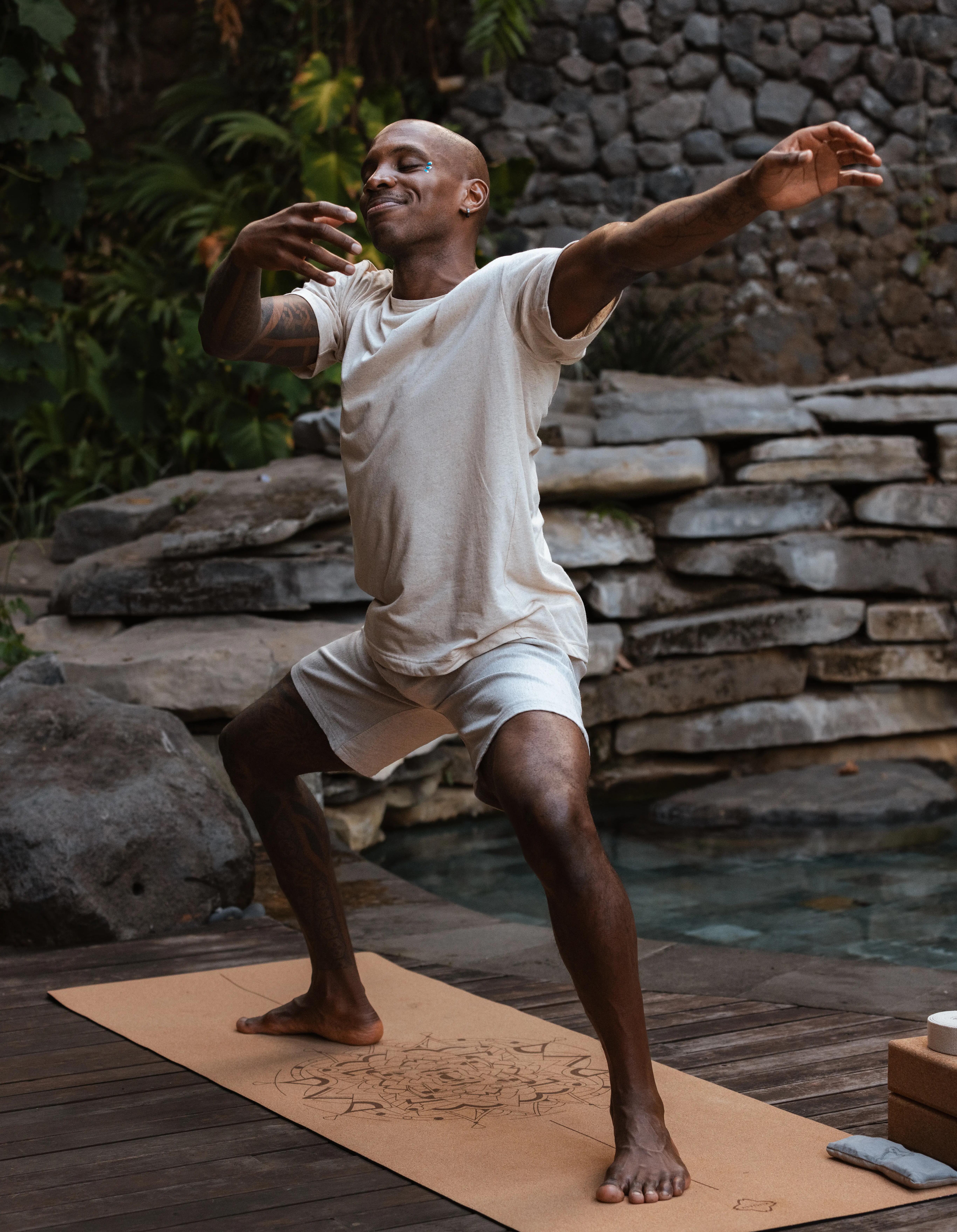 Tenues yoga homme