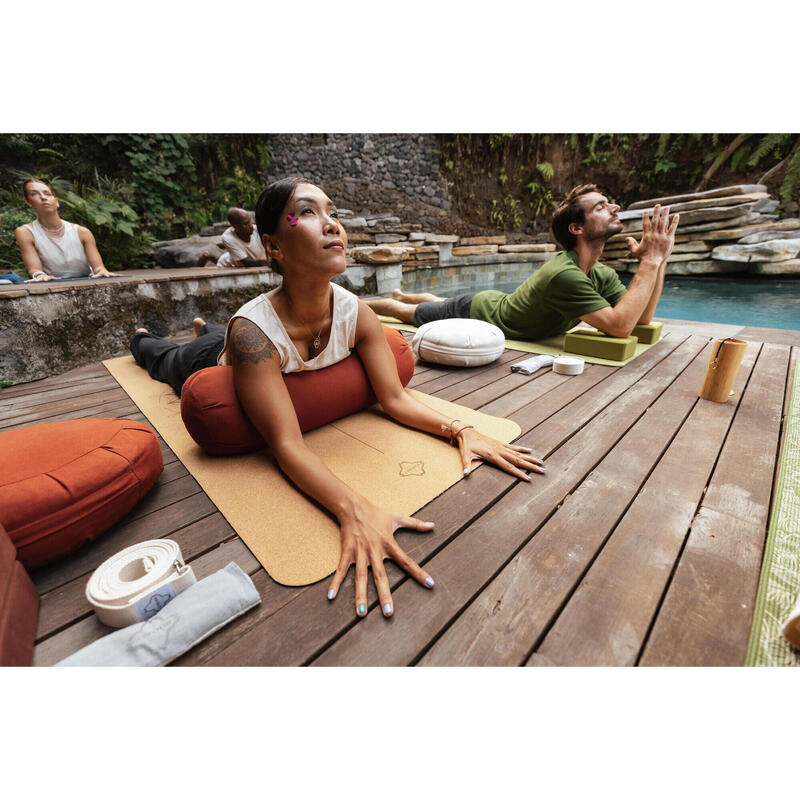 Light Yoga Mat 185 x 61 cm x 5 mm - Green