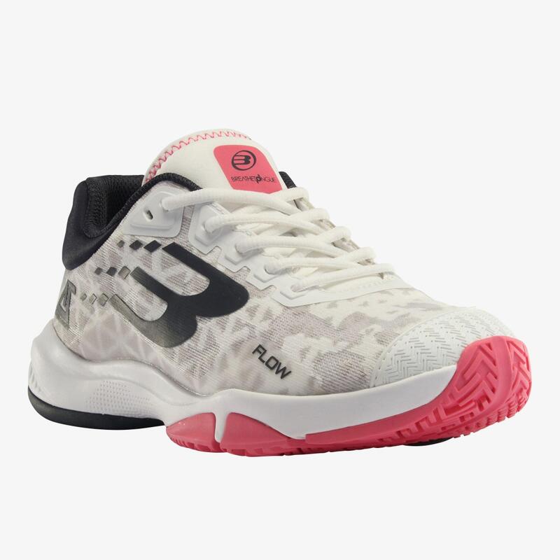 Calçado de padel Mulher - Bullpadel Flow cinzento branco