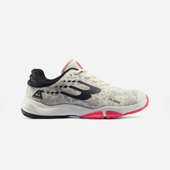 Zapatillas de pádel Mujer - Bullpadel Flow gris blanco
