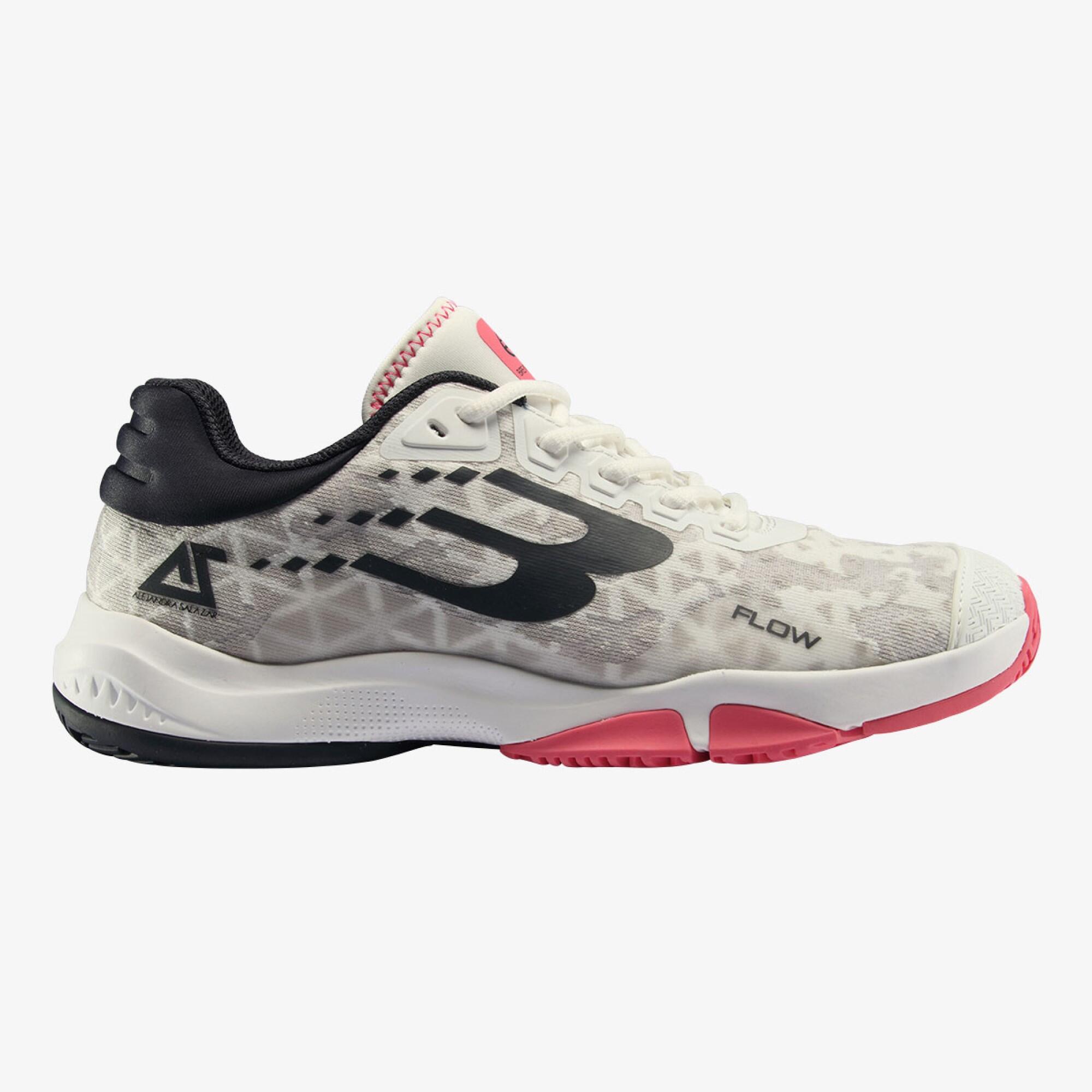 Zapatillas de p del Mujer Bullpadel Flow gris blanco