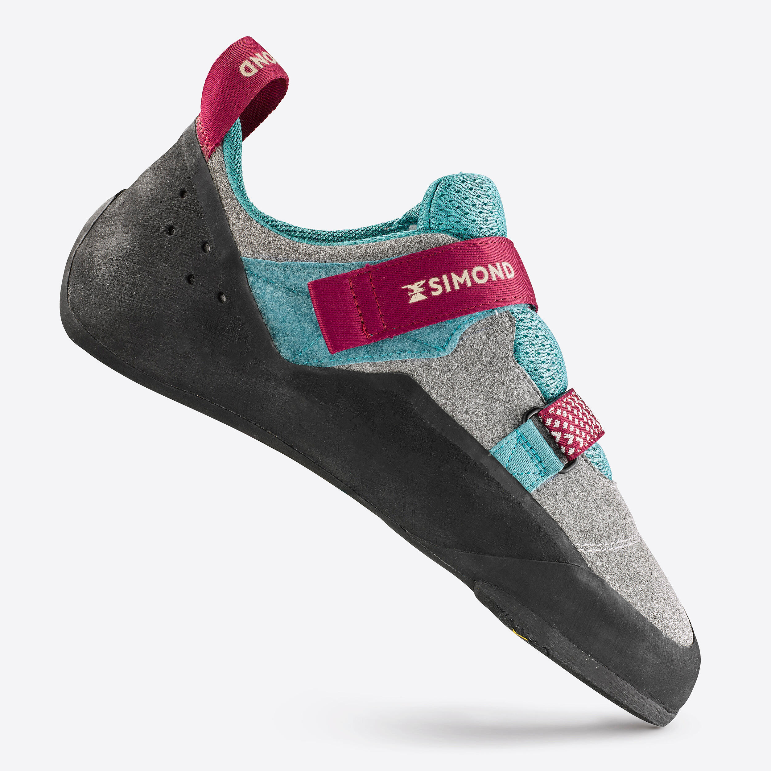 Simond - Chausson D'escalade - Klimb Turquoise - Chausson D'escalade - Escalade Alpi Canyoning Parapente - Bleu-gris-violet - 40 - Decathlon