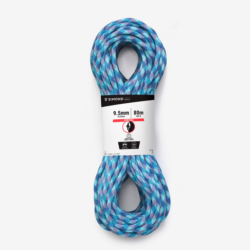 Plezalna vrv VERTIKA (9,5 mm x 80 m)