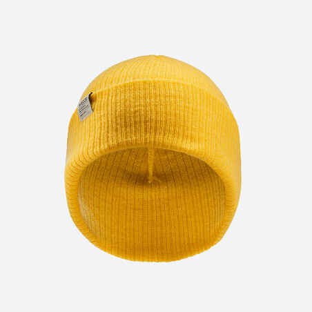 ADULT SKI HAT - FISHERMAN - YELLOW