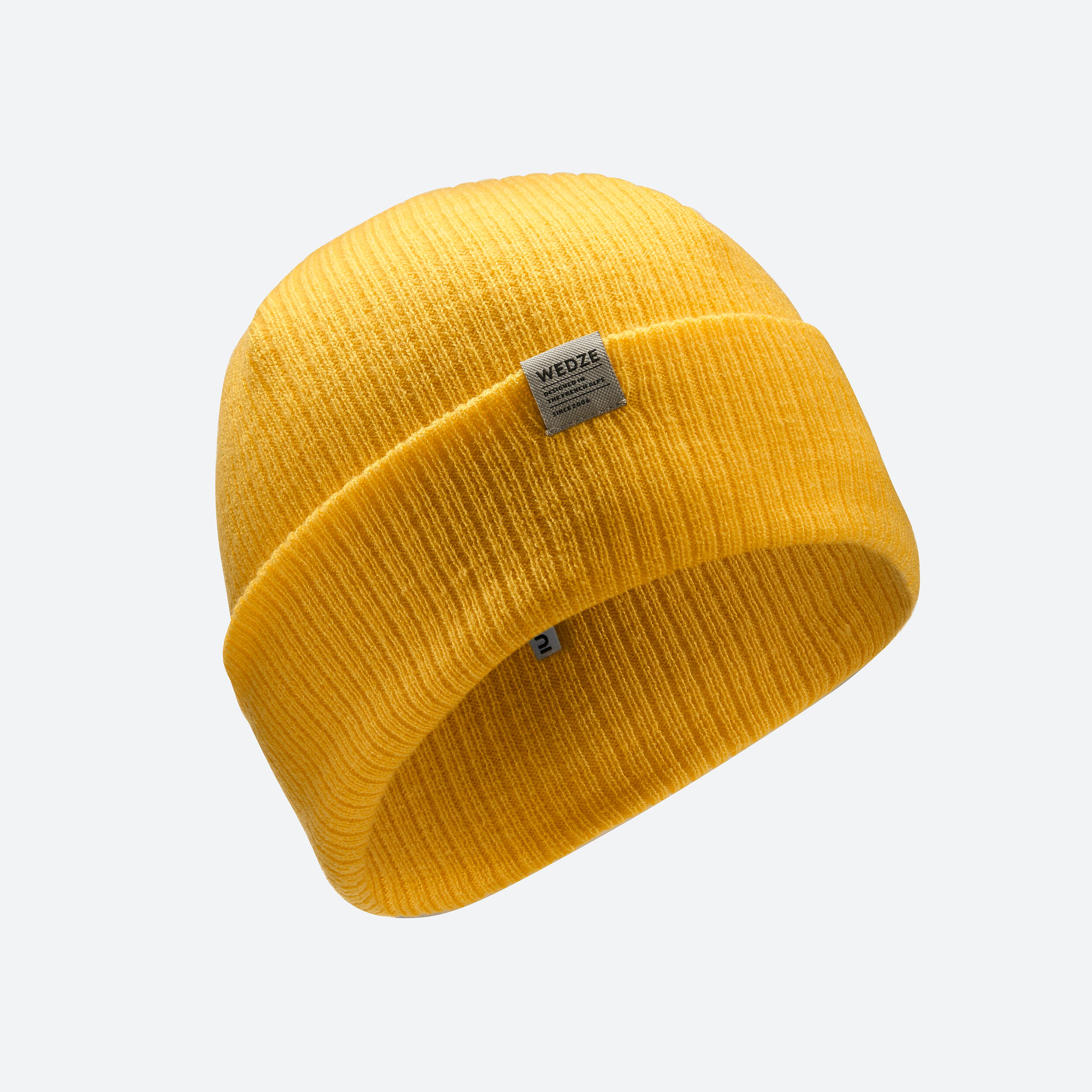 bonnet de ski adulte - fisherman - jaune - wedze