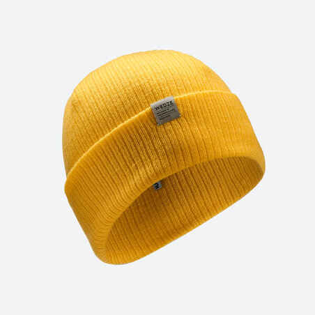 ADULT SKI HAT - FISHERMAN - YELLOW