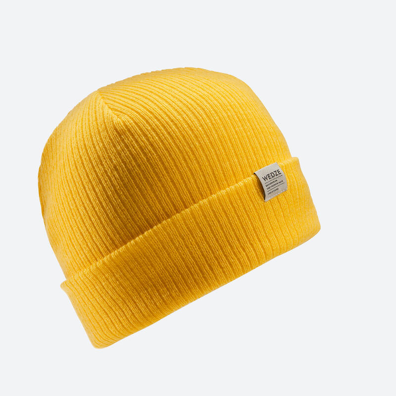 BONNET DE SKI ADULTE - FISHERMAN - JAUNE