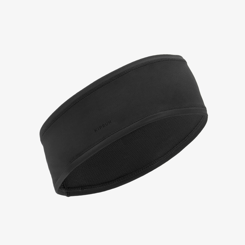 Lauf-Stirnband Unisex - schwarz 