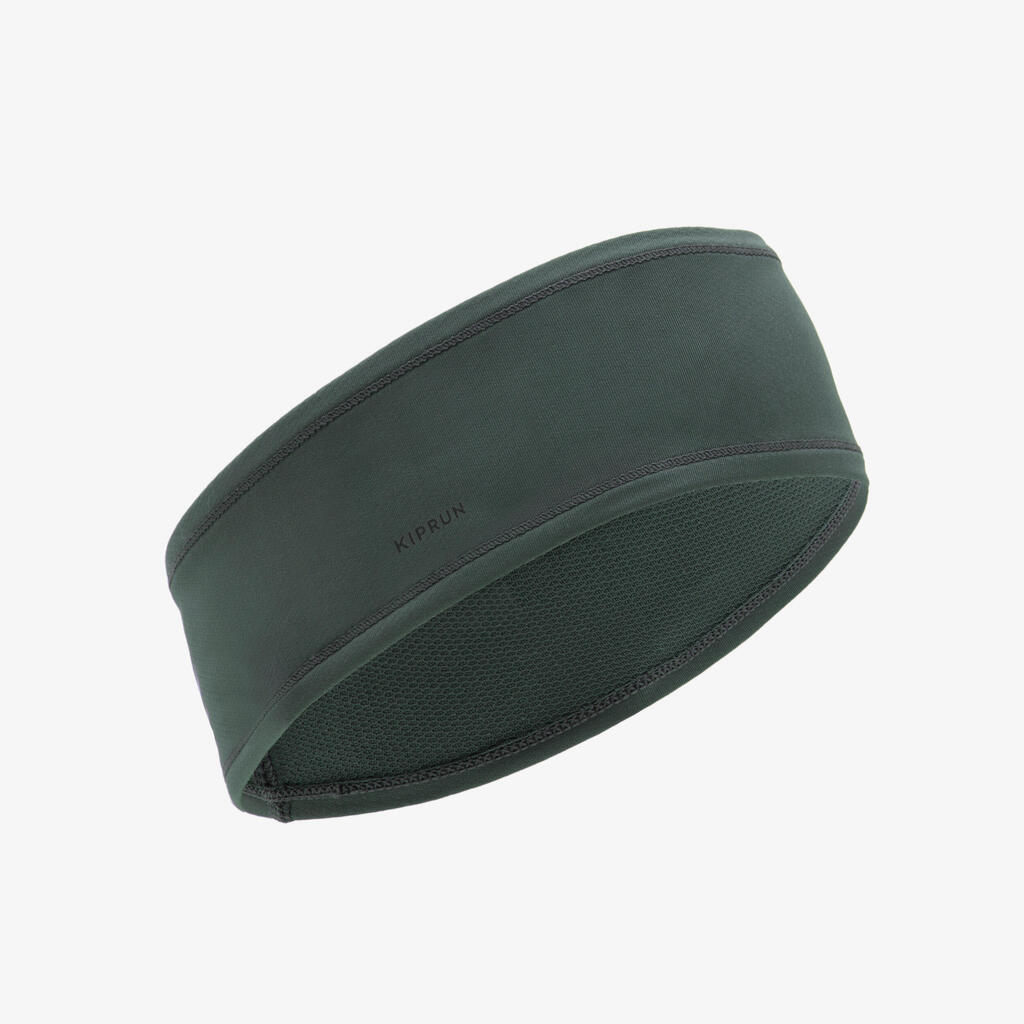 Cinta de running caqui oscuro unisex KIPRUN 