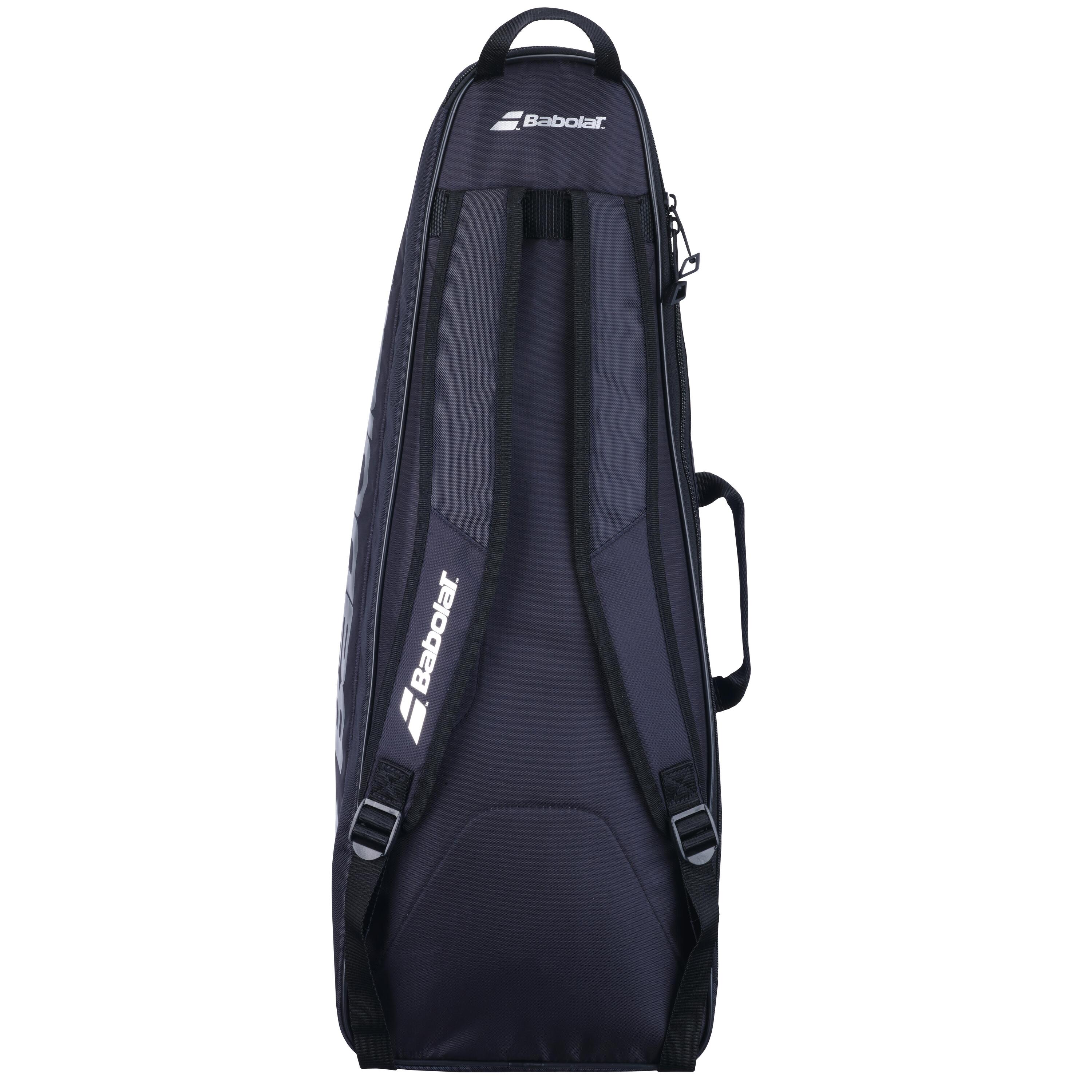 Mochila de badminton - Babolat Backrack 3 preto 3/4